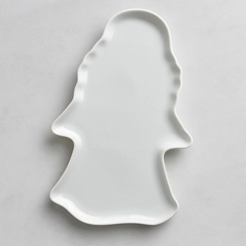 Porcelánový podnos Angel 33 × 21,5 cm – Stella Karolina, biela farba