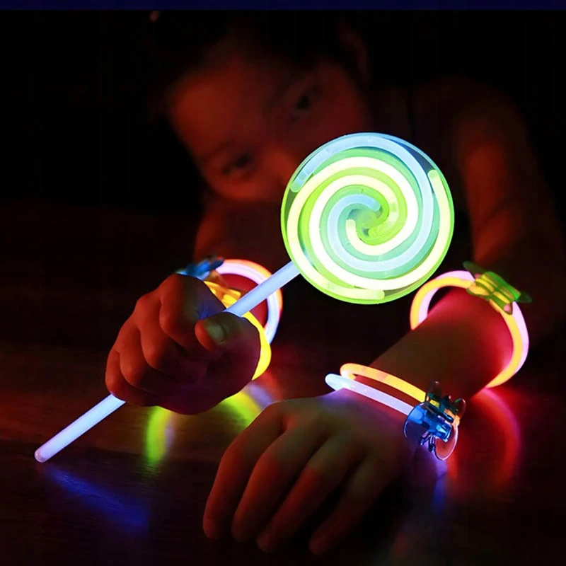 Fluorescenčné svietiace tyčinky 100 ks