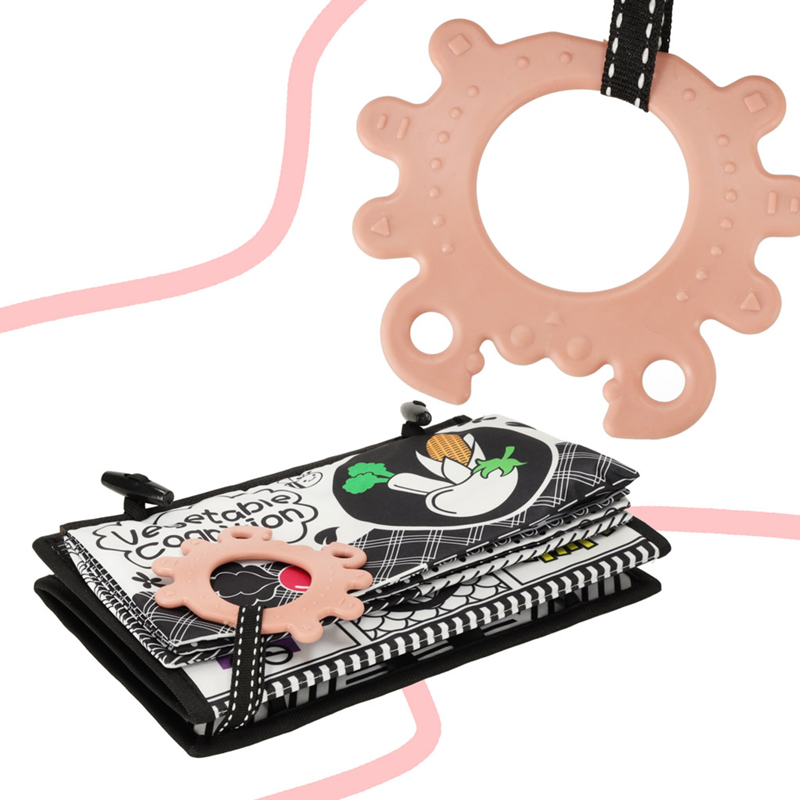 Detská senzorická kniha so zrkadlom