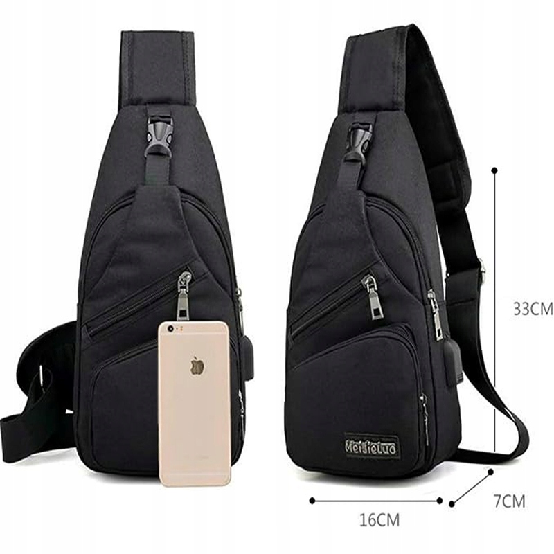 Ruksak cez rameno s USB portom