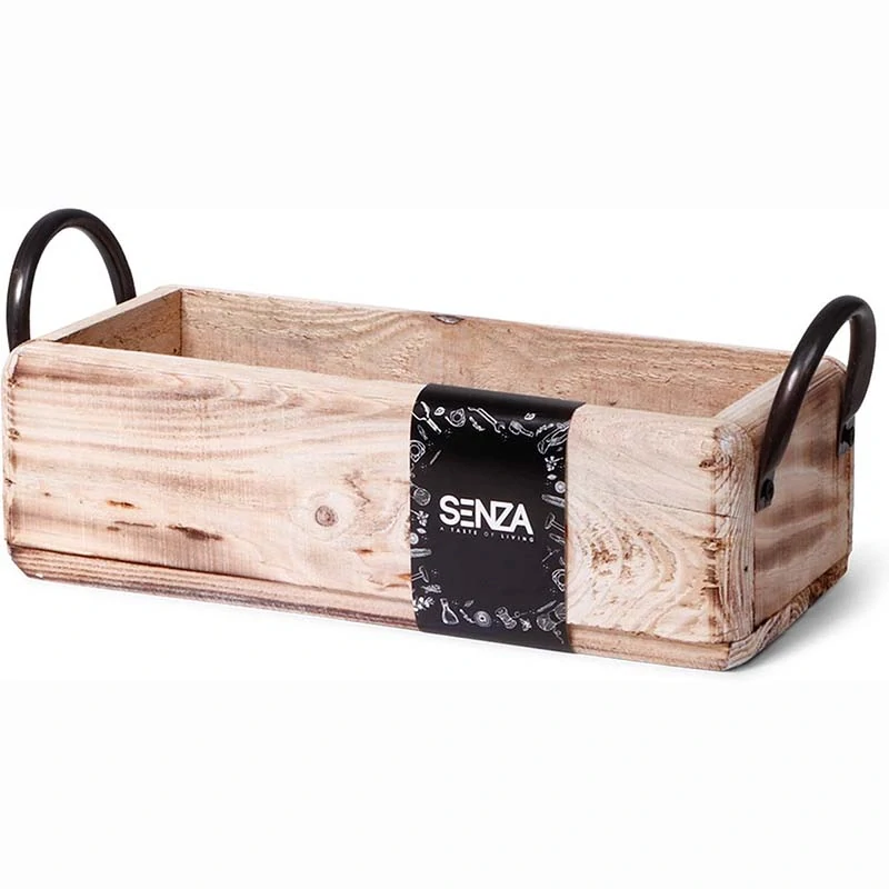 SENZA - Podnos z prírodného dreva 46 x 13 x 12cm 