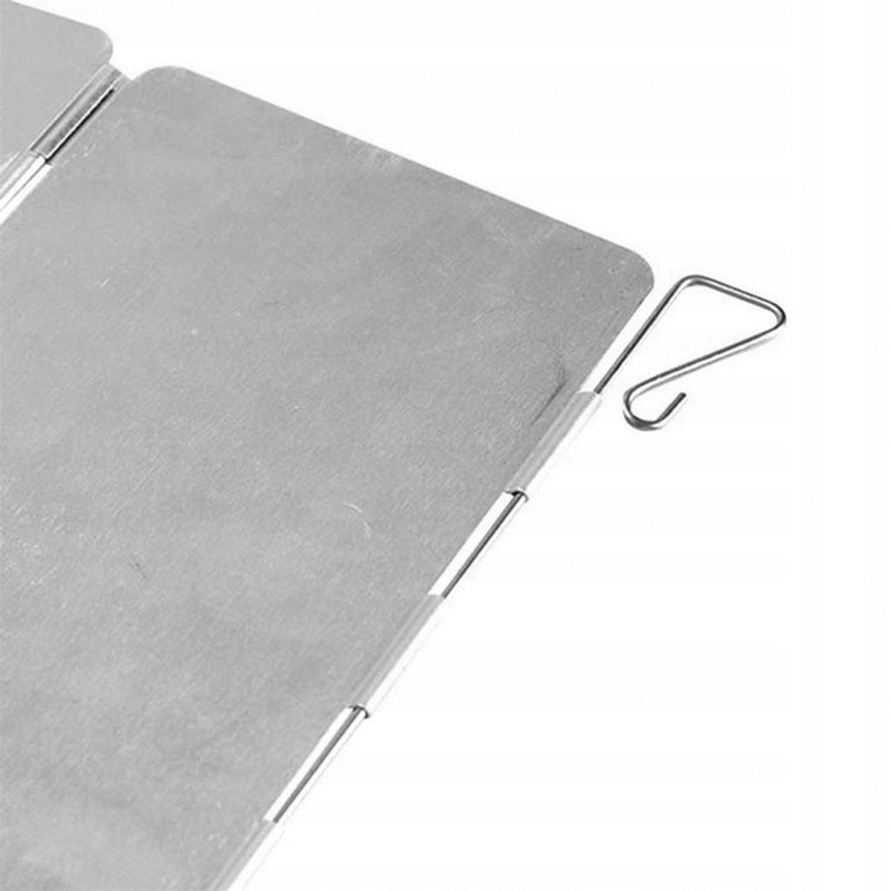 Hliníková clona na varič a ohnisko proti vetru