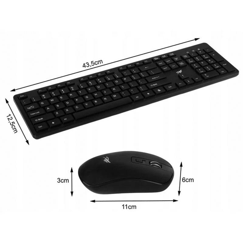 Sada bezdrôtová klávesnica + myš JX-K90 čierna