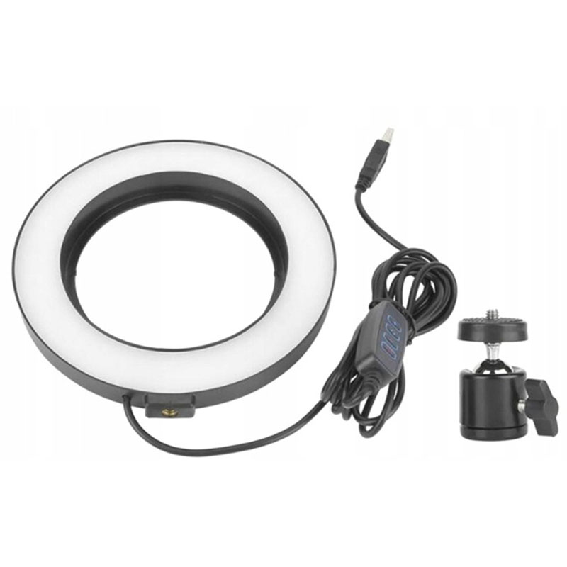 Prstencová lampa LED so statívom 16cm