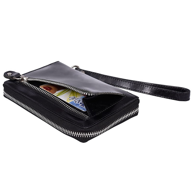 Príručná kožená taška Rovicky N165-CC čierna