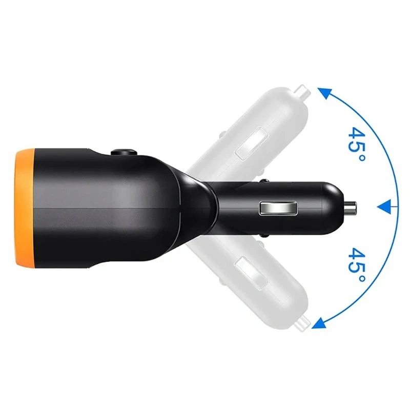 Rozdeľovač autozásuvky 12-24V 2xUSB-A 1xUSB-C 80W