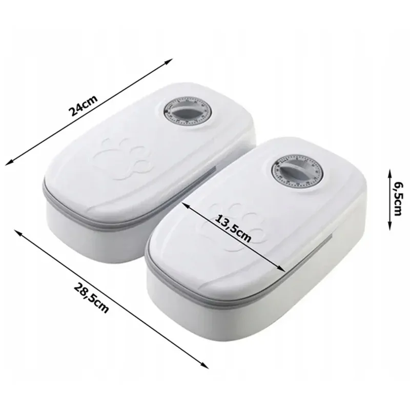 Automatický dávkovač krmiva a vody s časovačom