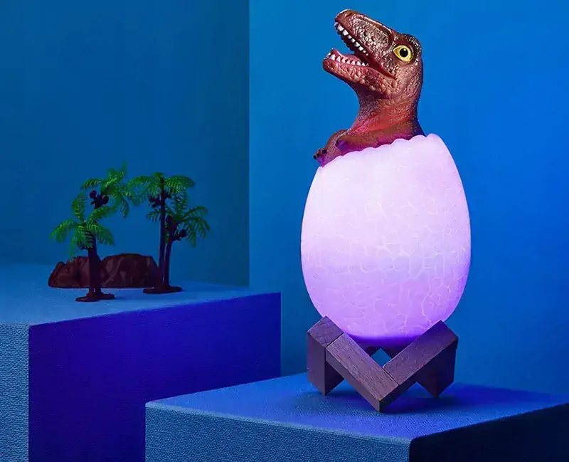 Lampa do detskej izby 3D Tyranosaurus