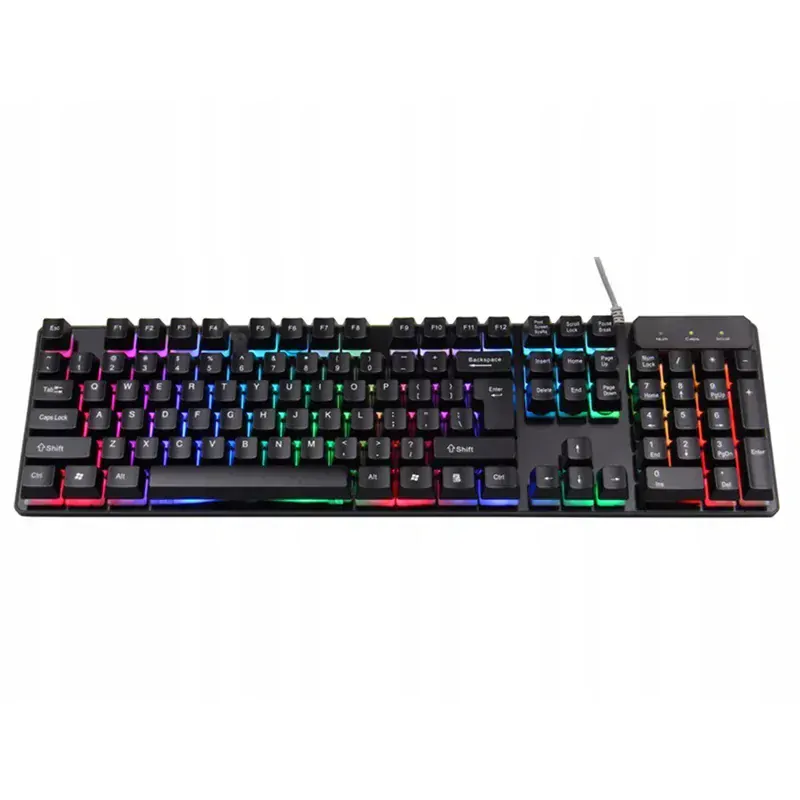 Herná klávesnica s RGB LED podsvietením