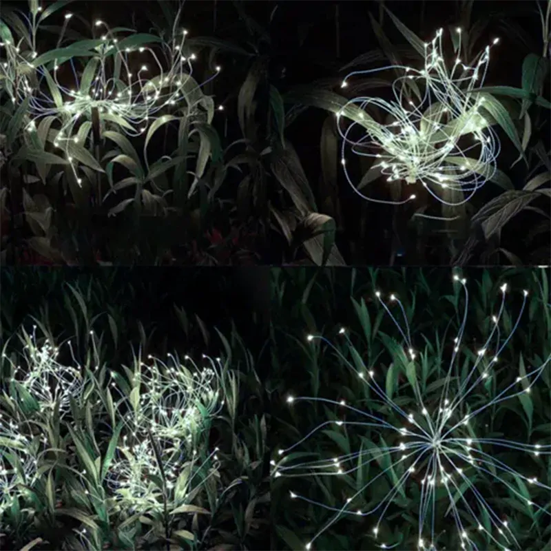 Solárne LED záhradné lampy - Púpavy 2ks