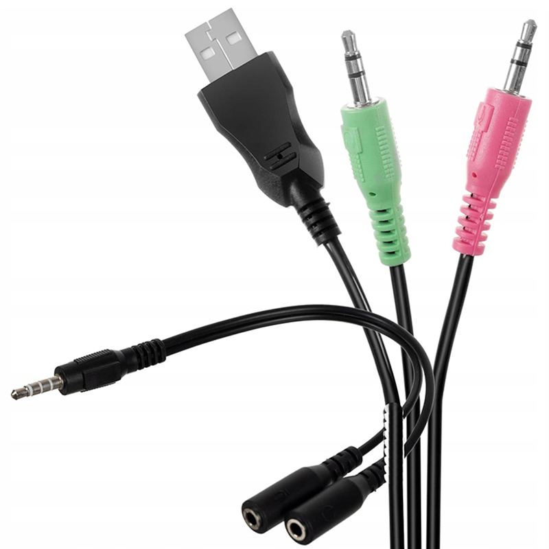 Herné slúchadlá LED s mikrofónom G604