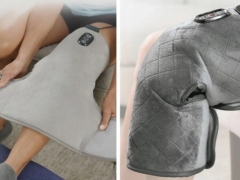 Bandáž na koleno s masážnou a výhrevnou funkciou