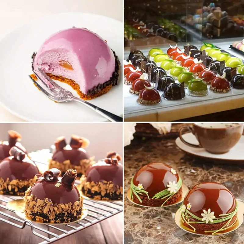 Silikónová forma na gule a polgule 13x19cm