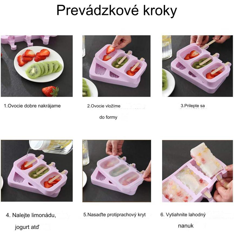 Silikónová forma na nanuky s paličkami - Labka