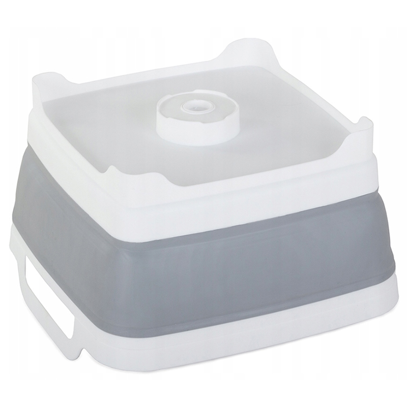 Silikónová skladacia miska štvorec 8L