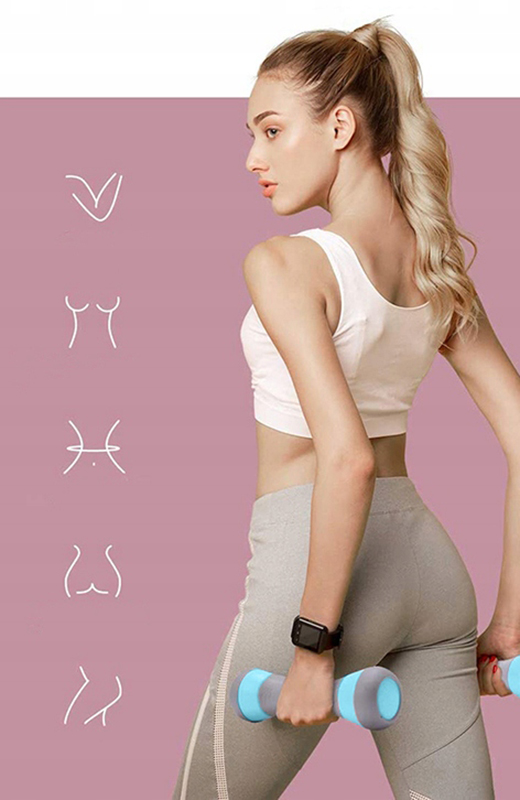 Súprava 2 činiek 2 x 4kg modré