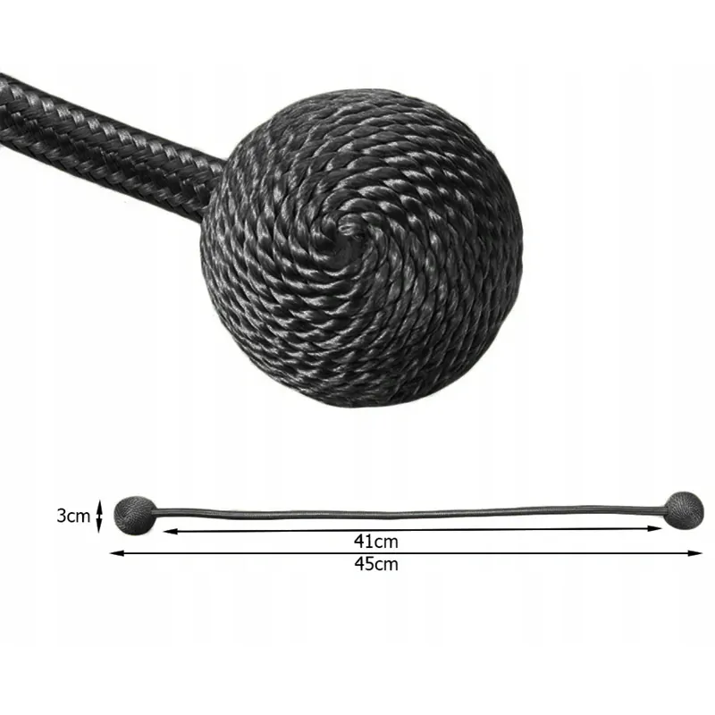 Ozdobná spona na záves 45cm (2ks) čierna