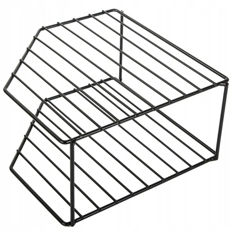 Rohová kovová polička do kuchyne a kúpeľne