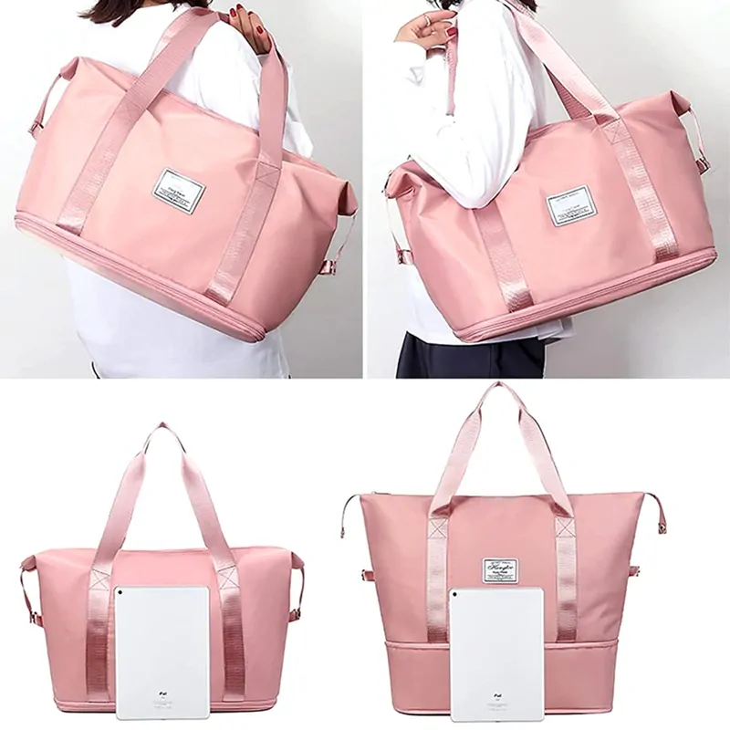 Cestovná taška nastaviteľná ružová