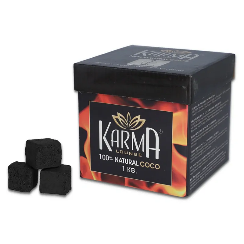 Kokosové uhlíky do inhalátora Karma Lounge 64ks (1kg)