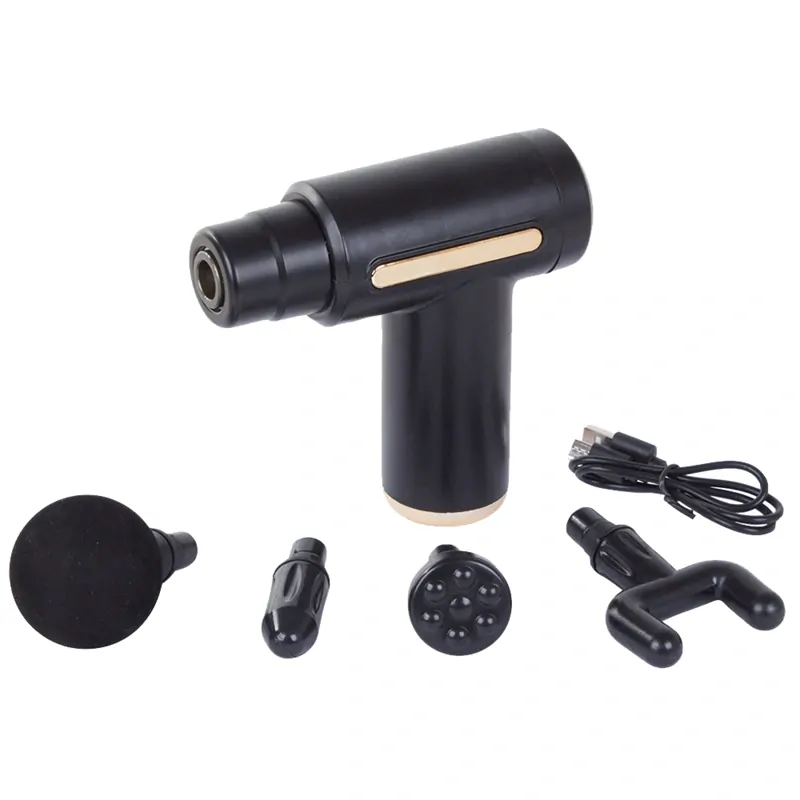 Pištoľ na masírovanie tela čierna