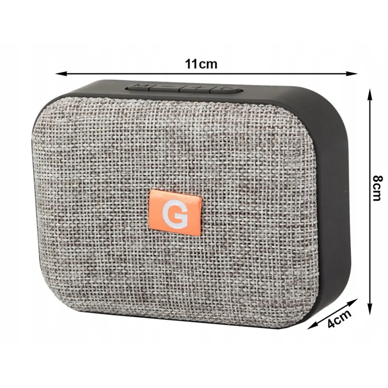 Reproduktor Bluetooth mini prenosný sivý