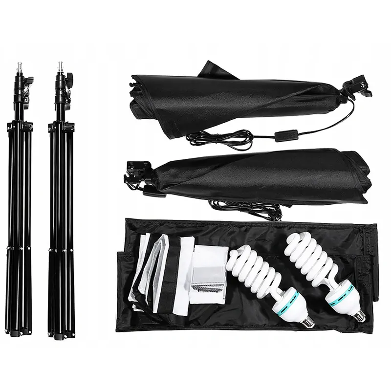 Sada lámp Softbox pre fotoštúdio 2×135 W