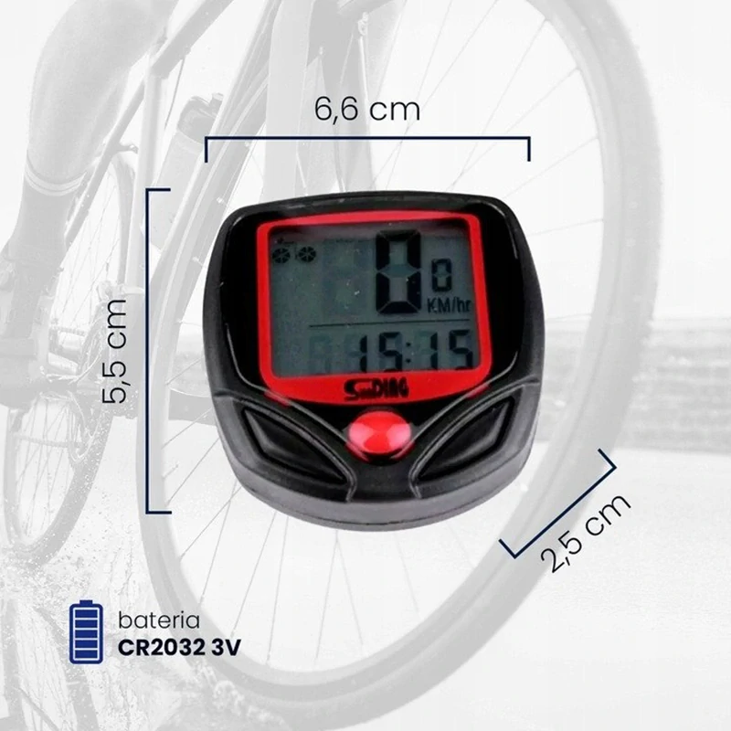 Cyklopočítač s 15 funkciami YJ-905