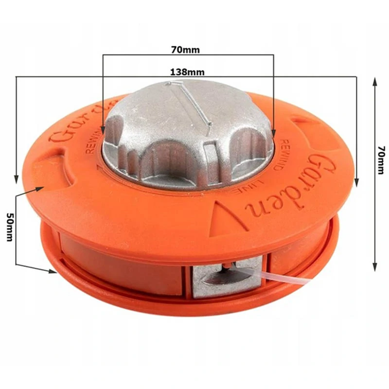 Hlavica na krovinorez so strunou