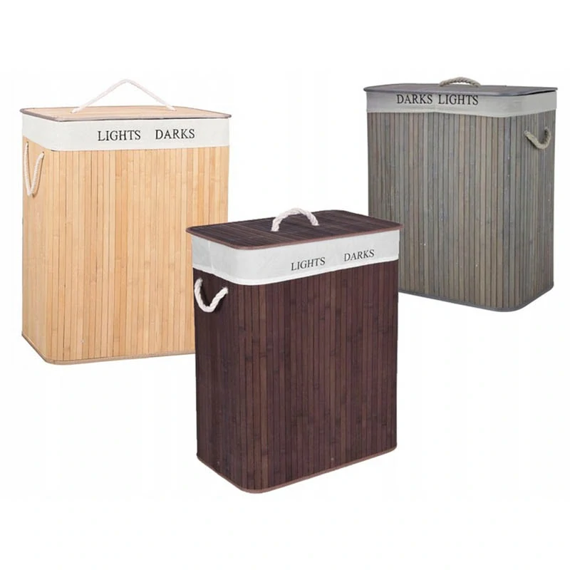 Bambusový kôš na prádlo 135L