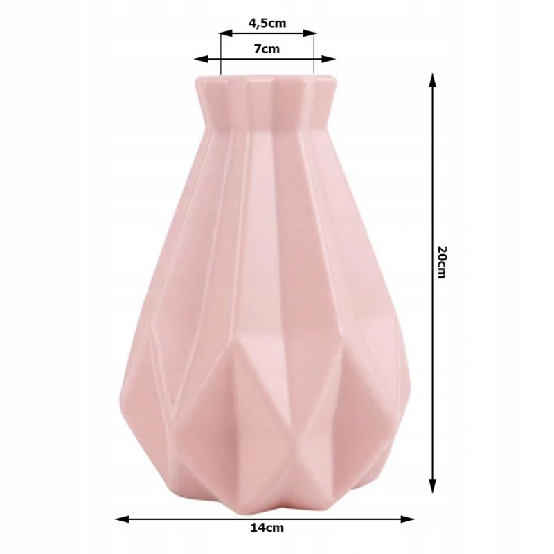 Plastová váza na kvety 20cm