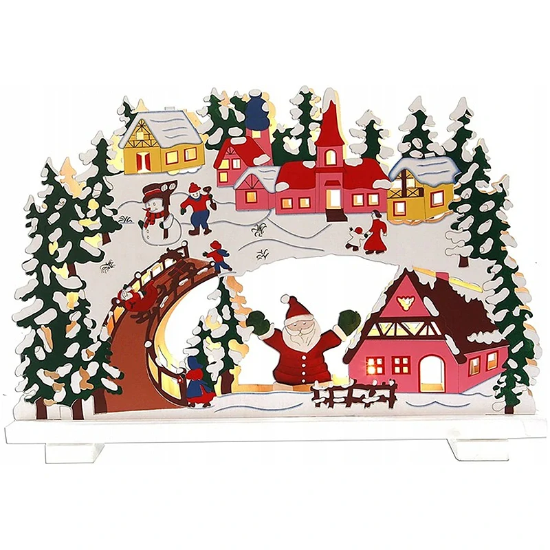 Vianočná svetelná dekorácia „Small Town“