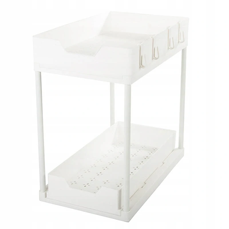Organizér s výsuvnými policami 40x36x22cm biely