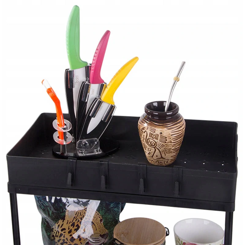 Organizér s výsuvnými policami 40x36x22cm čierny