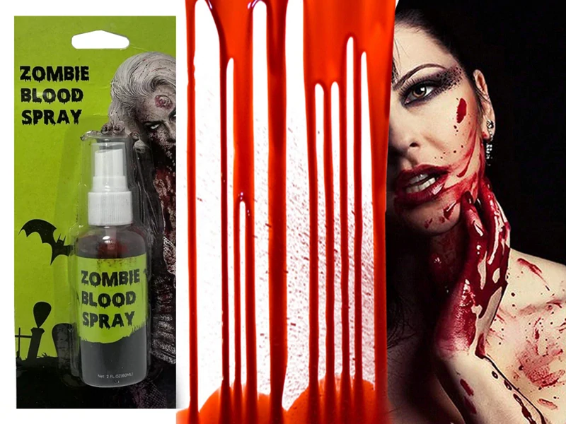 Halloweenska dekorácia Falošná krv v spreji 60ml