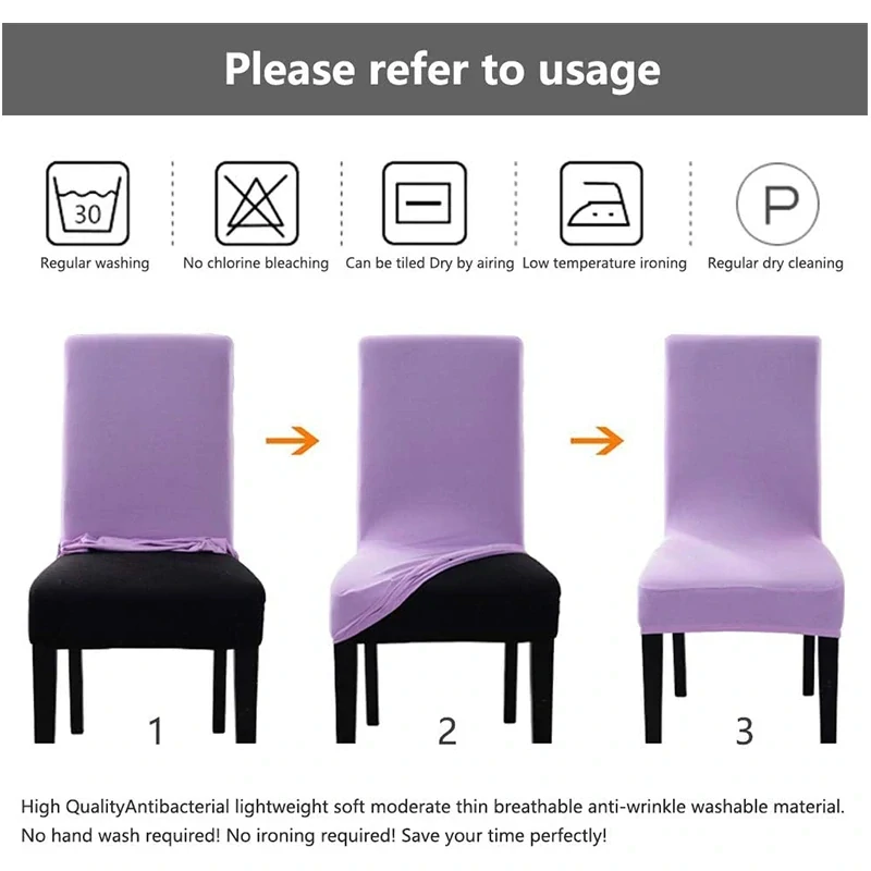 Poťah na stoličku sivý