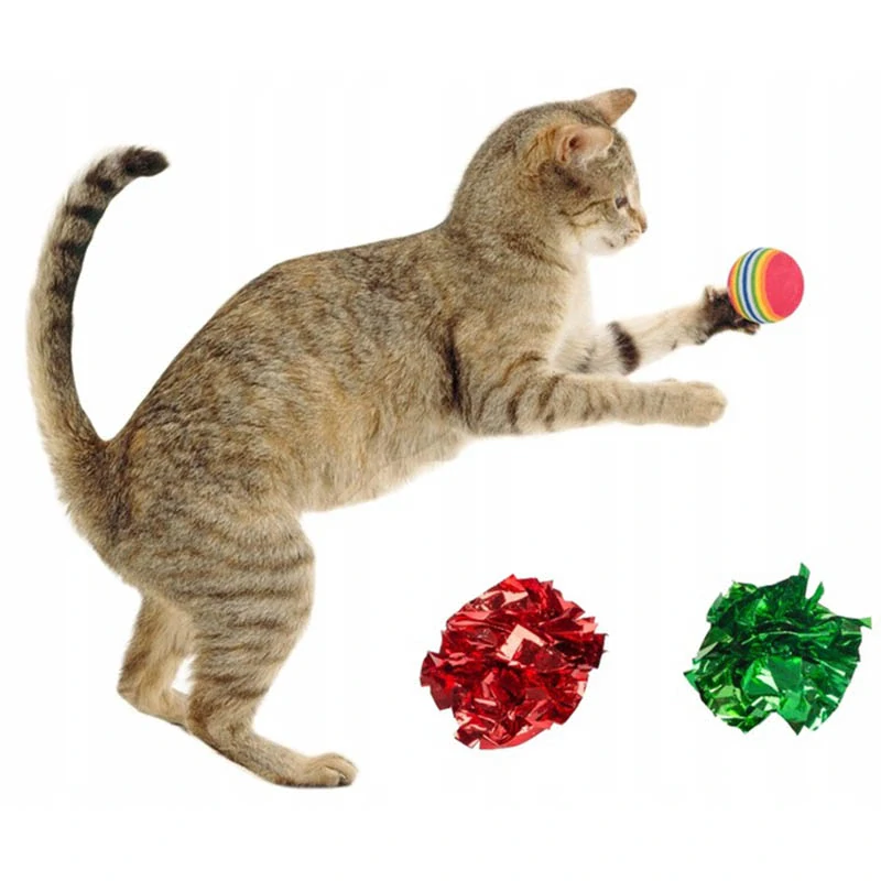 Vianočné hračky pre mačku 9ks