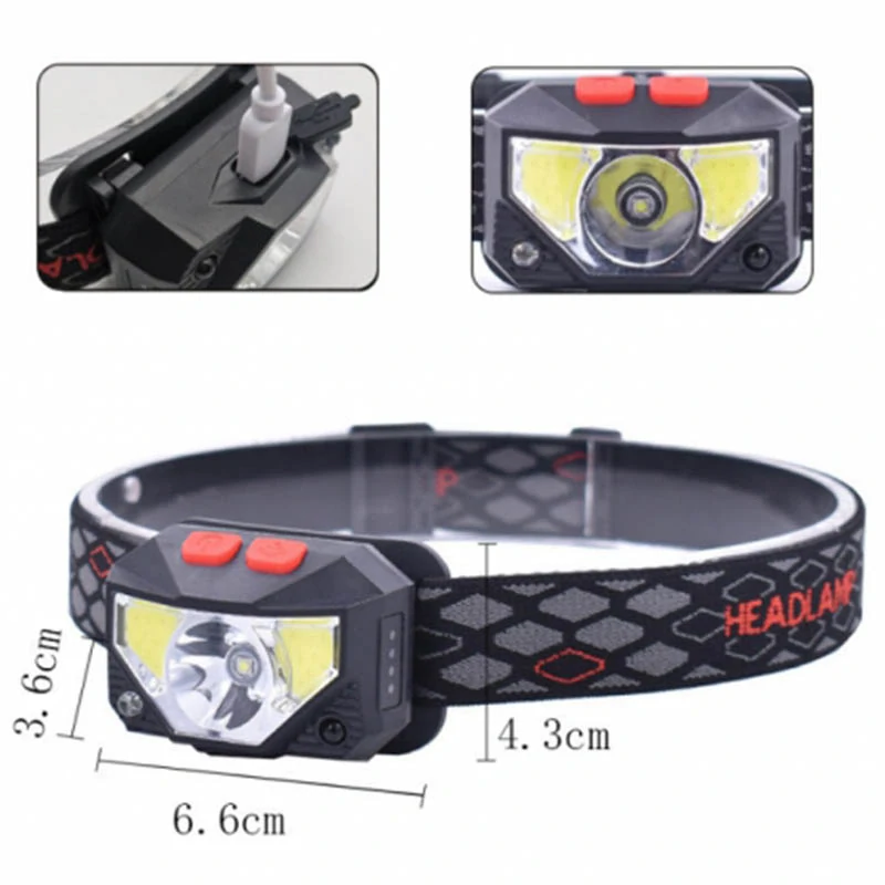 Profesionálna čelovka LED s pohybovým senzorom