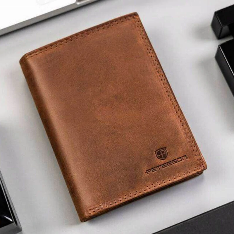 Darčeková sada Peterson Peňaženka s príveskom N4 Cognac