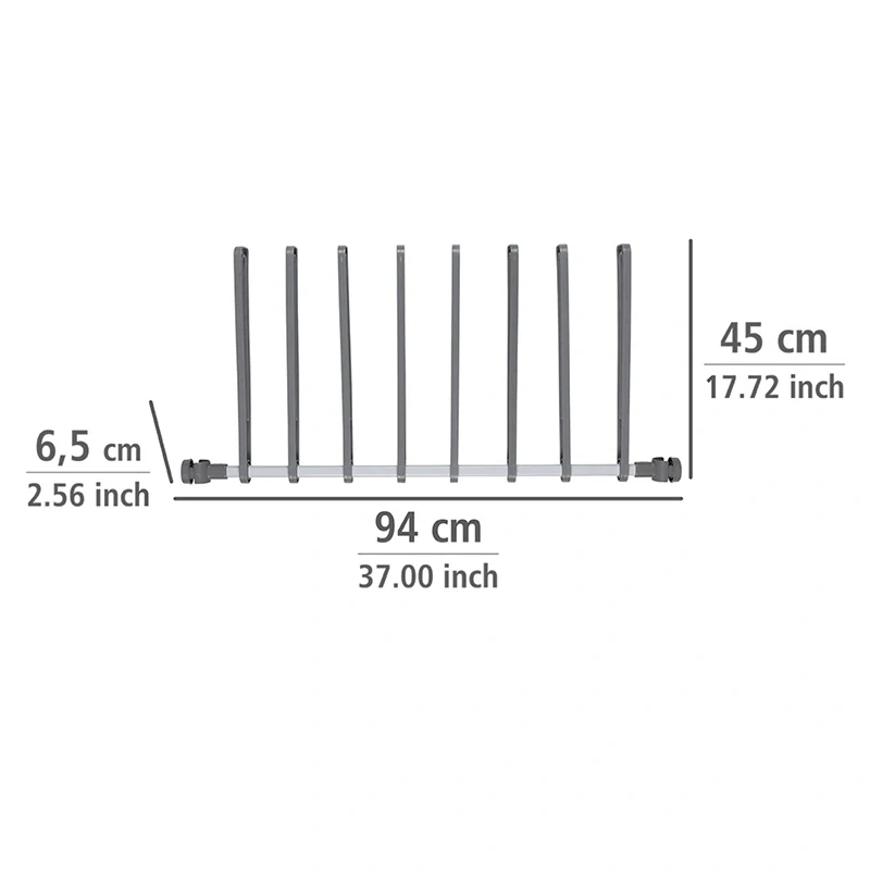 WENKO - Vešiak na čižmy a topánky 4 páry - Herkules 94 cm