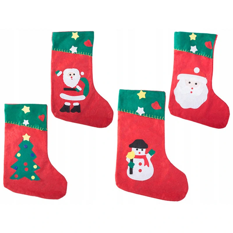 Vianočná čižma z filcu 40cm