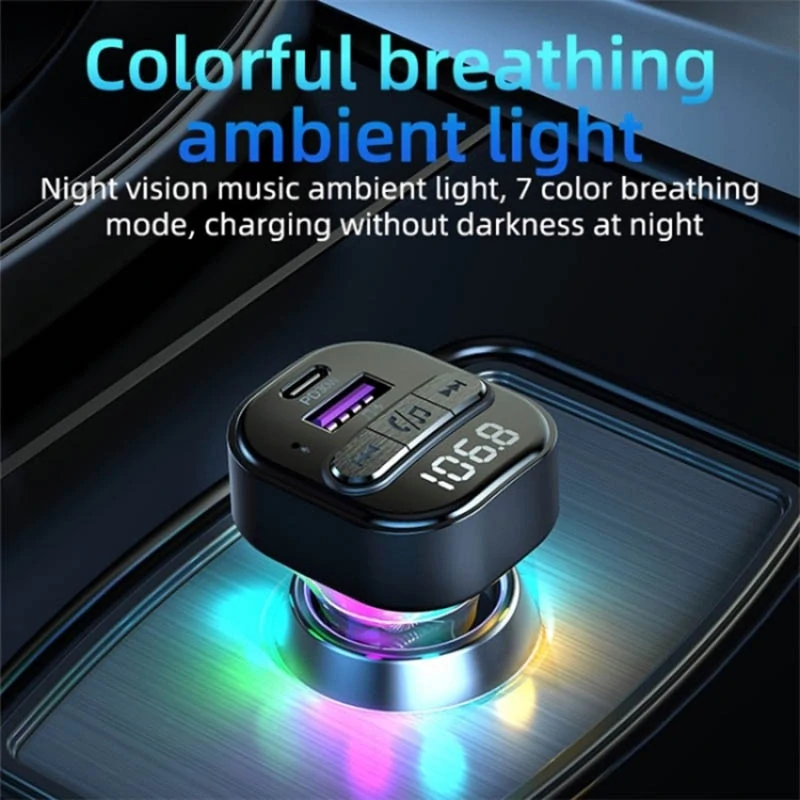 Bluetooth transmitter do auta C50 s USB nabíjačkou