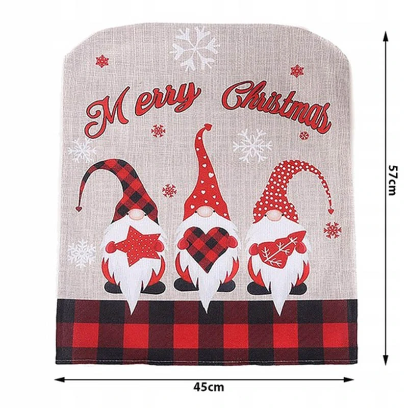 Vianočný poťah na stoličku 1ks