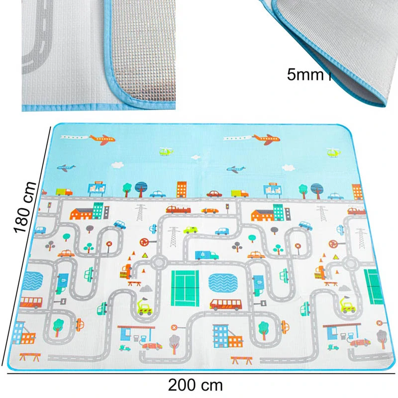 Detská edukačná penová podložka Ulica 180x200cm