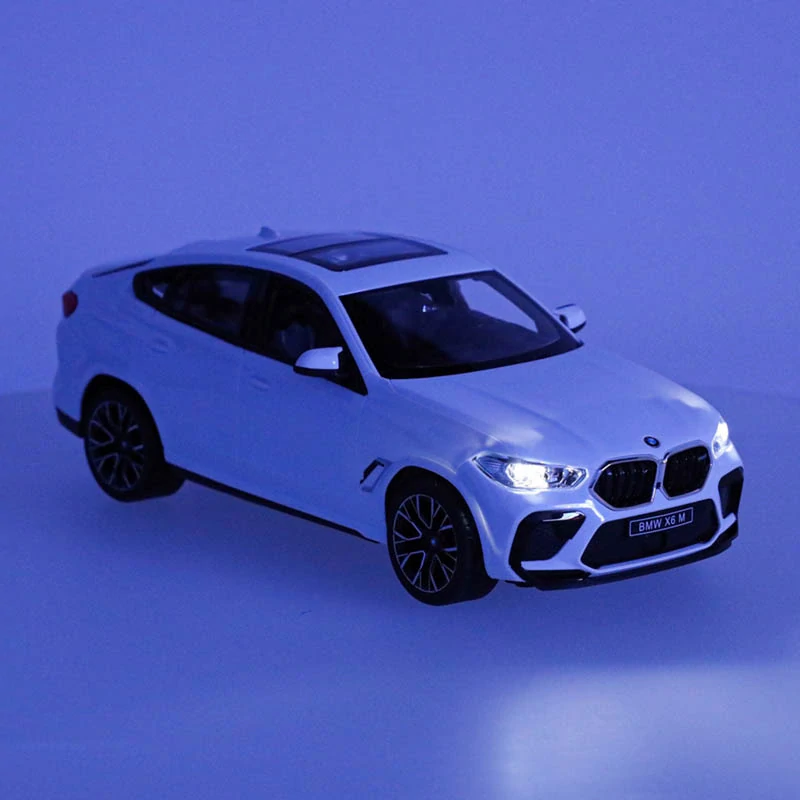 Rastar RC model BMW X6 M 1:14 biely na diaľkové ovládanie