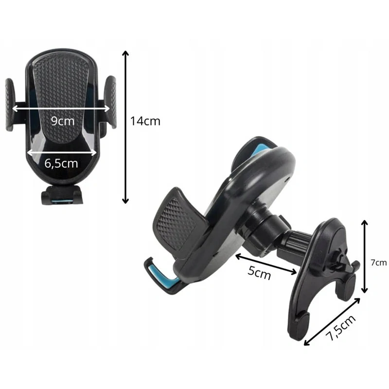 Držiak do auta na telefón – montáž na mriežku ventilácie 360°