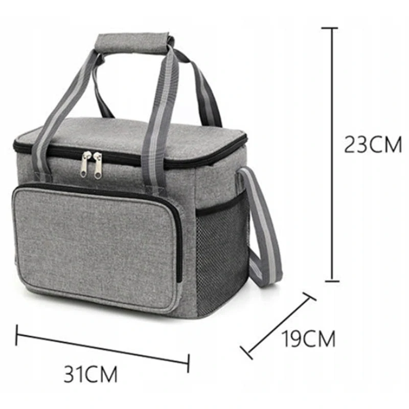 Termo taška 15L sivá