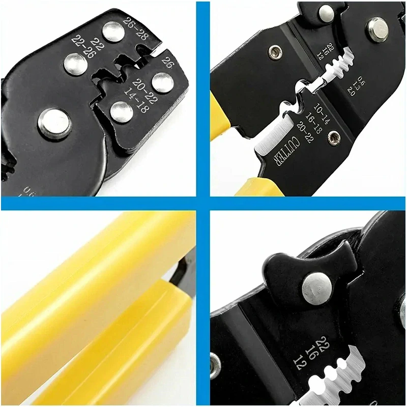 Krimpovacie kliešte so strihačom káblov