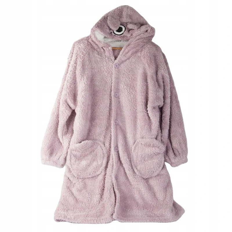 Teplá oversize mikina a deka 2v1 fialová