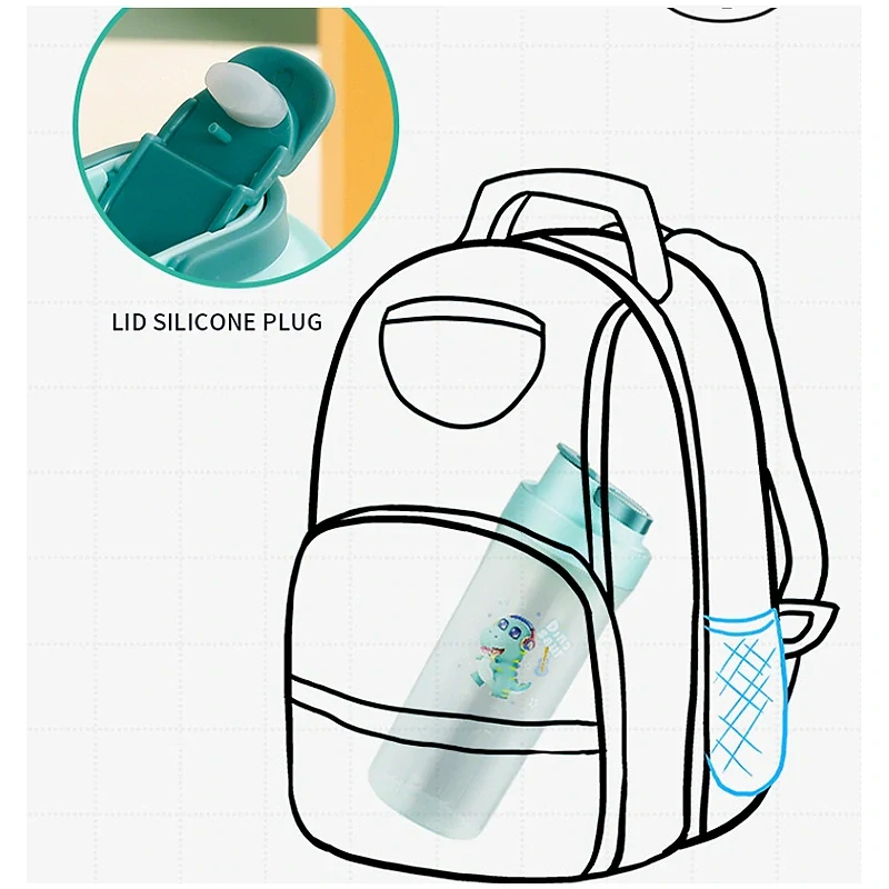 Detská fľaša 500 ml farebná